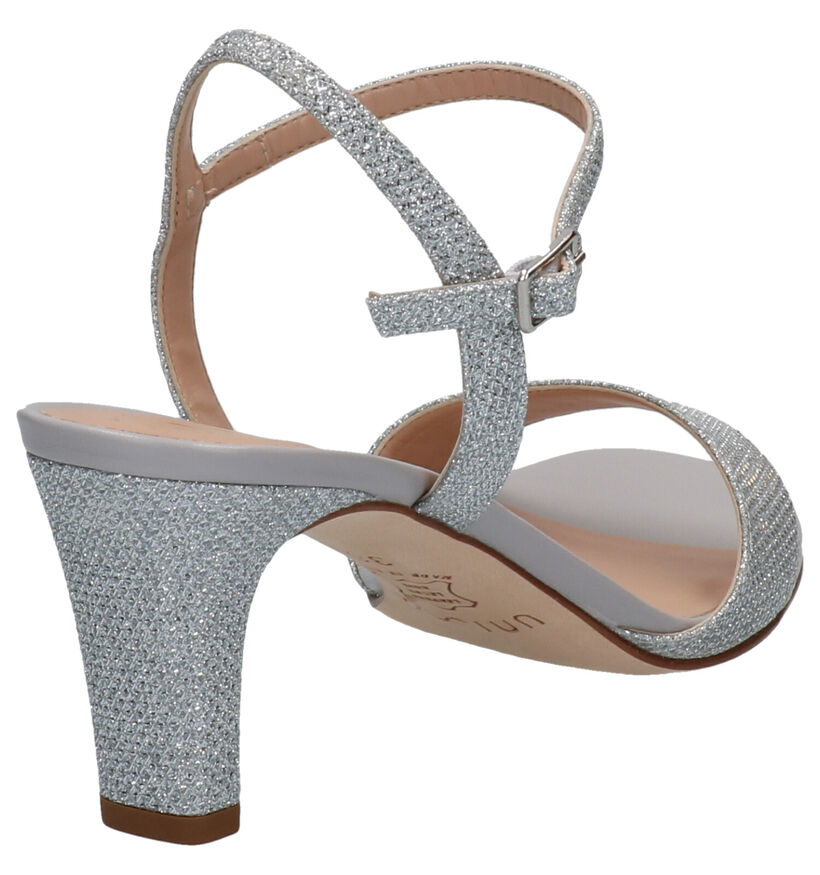 Unisa Sandales à talons en Or en textile (274898)
