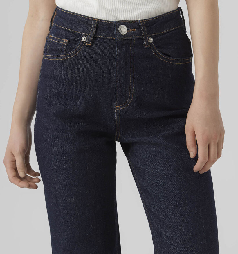 Vero Moda Tessa Donkerblauwe High rise Wide leg jeans L32 voor dames (361260)