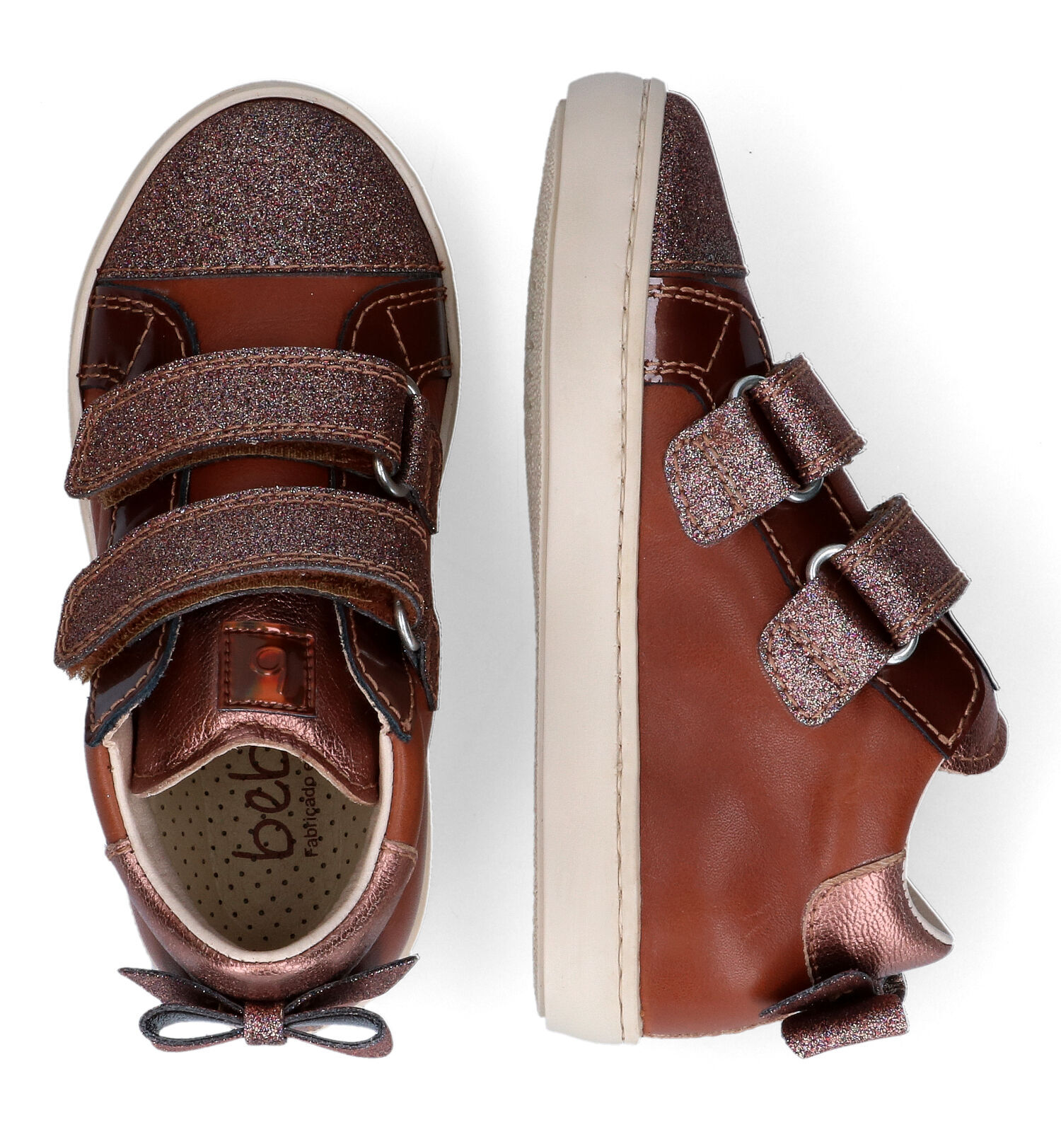 Beberlis Cognac Velcroschoenen Meisjes Hoge schoenen Online op TORFS.BE