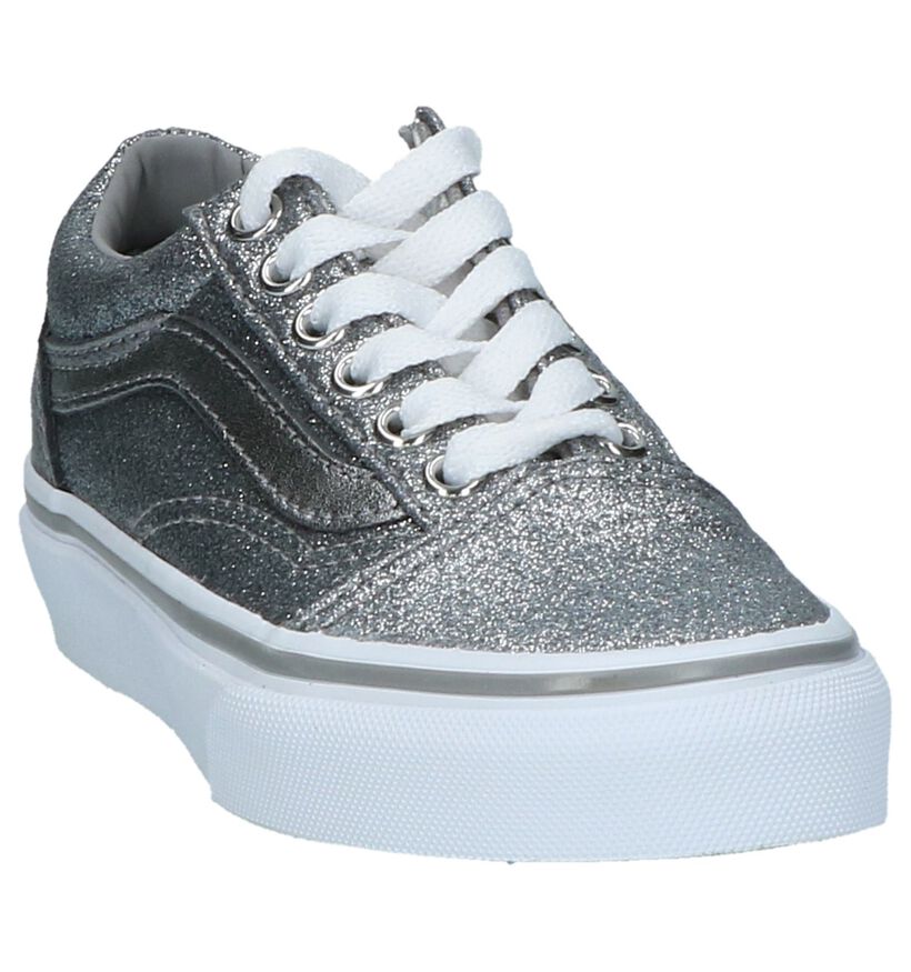 Old Skool Baskets de skate en Argent en textile (207934)