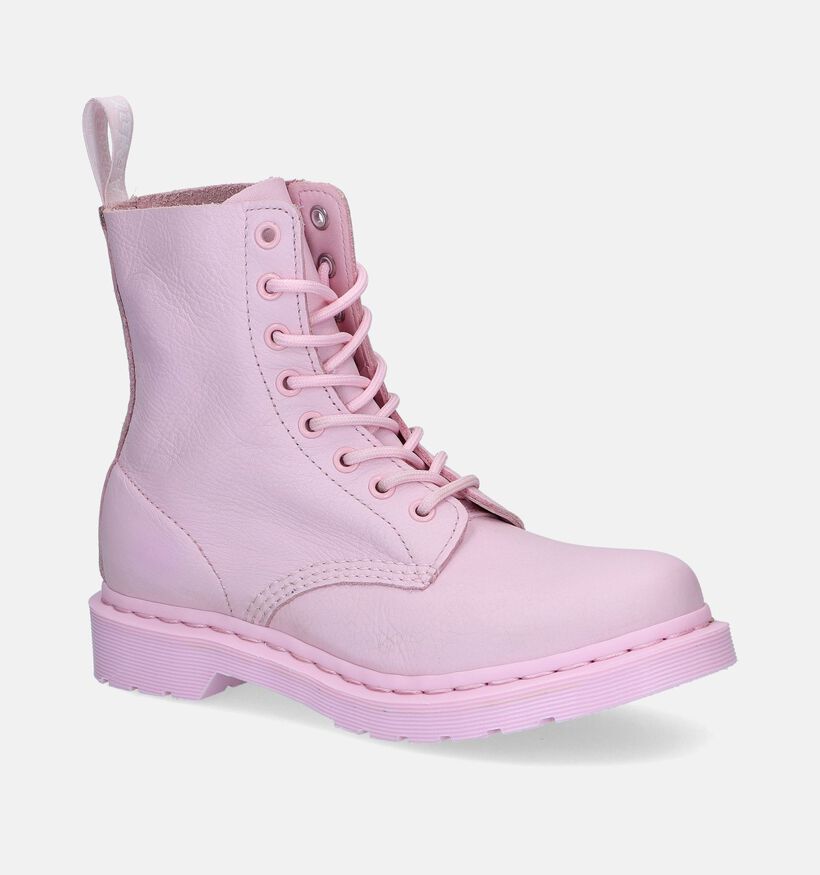 Dr. Martens 1460 Virginia Mono Roze Boots voor dames (303588)