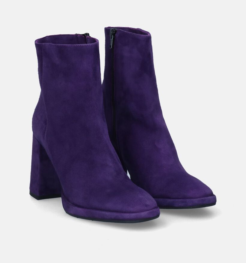 Cristian Daniel Bottines à talons en Violet pour femmes (317498)