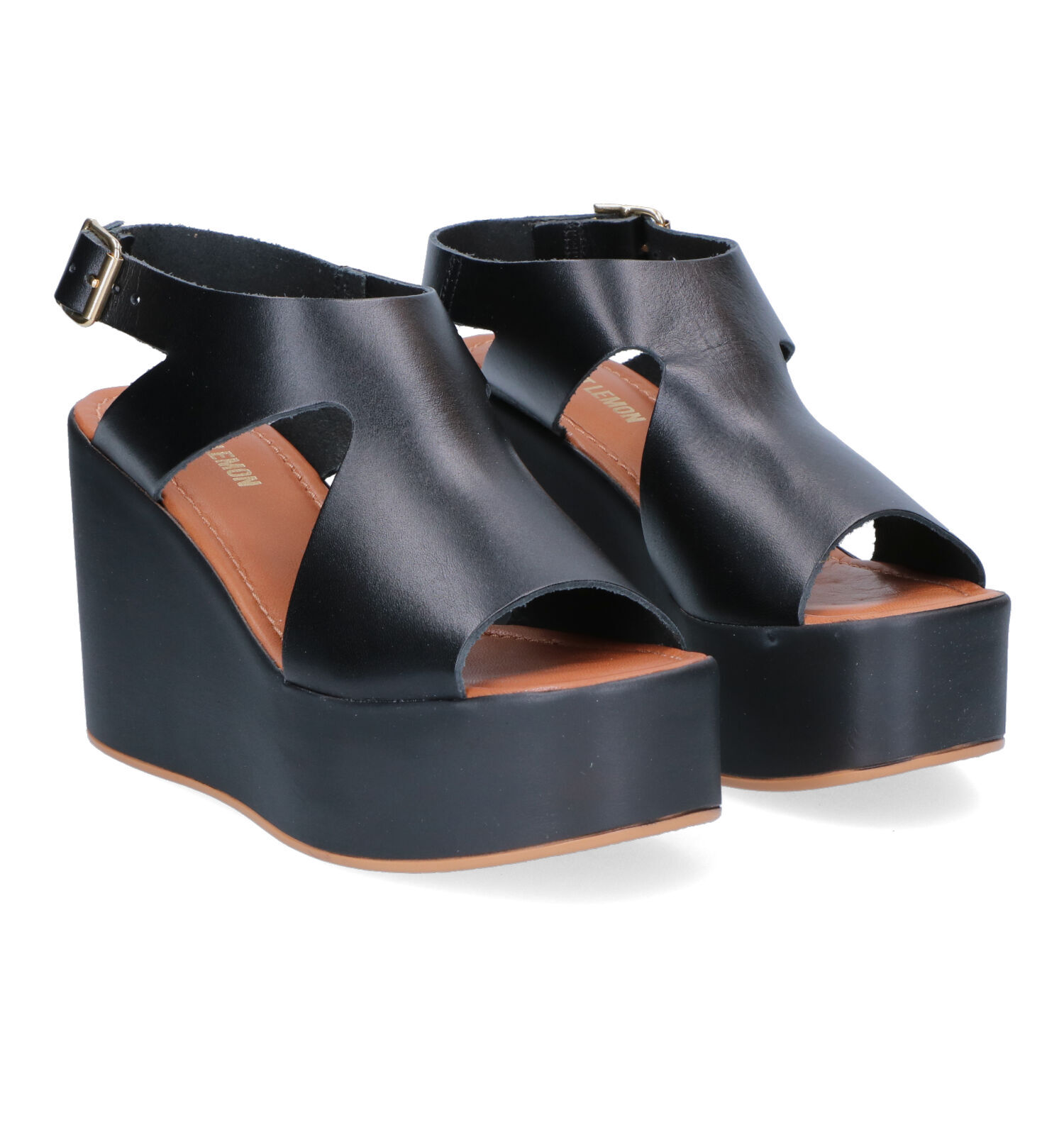 Sweet Lemon Ijox Sandales en Noir Femmes Sandales en ligne sur
