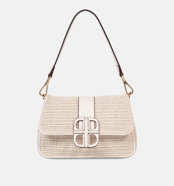 Schoudertas beige