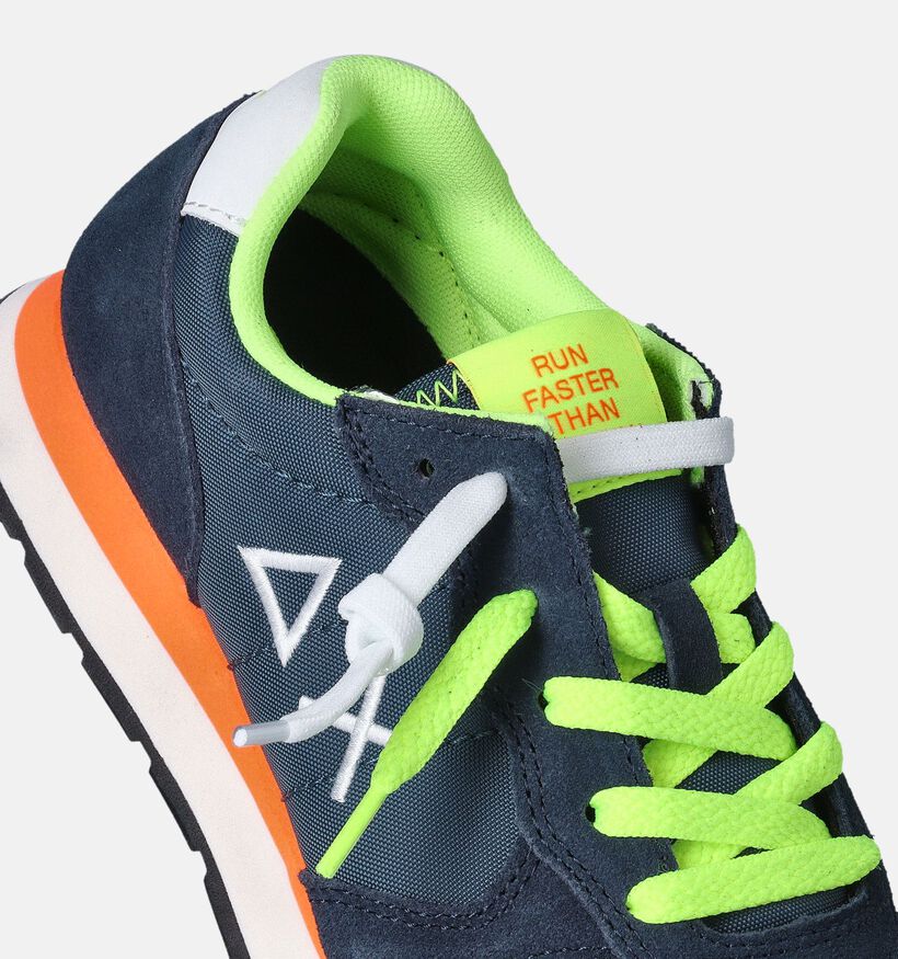 Sun68 Tom Fluo Sneakers Blauw voor jongens, meisjes (352441)