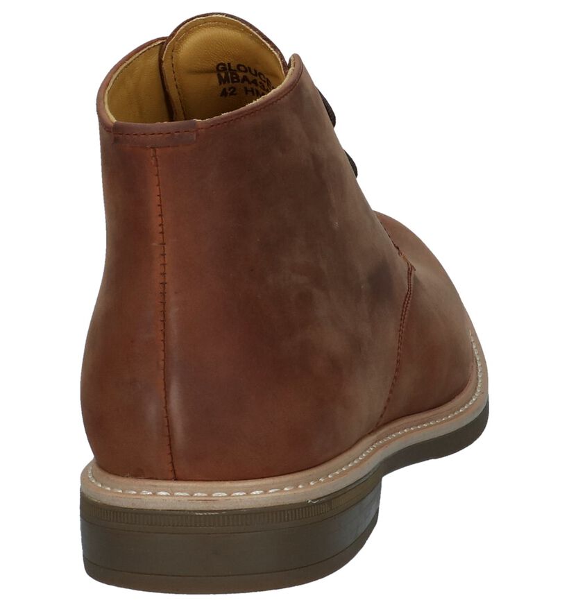 Steptronic Gloucester Hoge Schoenen Cognac in leer (241075)