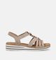 Rieker Beige Sandalen met Sleehak voor dames (370376)