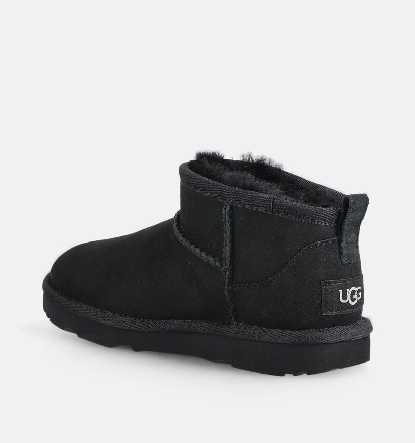 UGG Classic Ultra Mini Bottes courtes en Noir pour filles (377995)