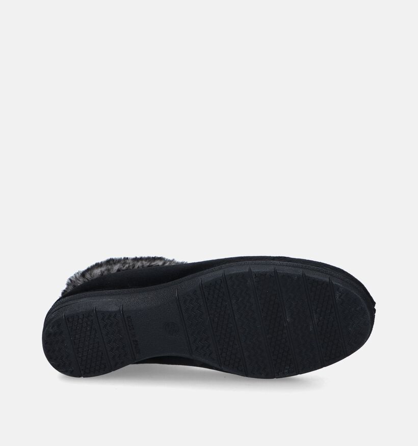 Comfort Plus Pantoufles fermées en Noir pour femmes (292885)