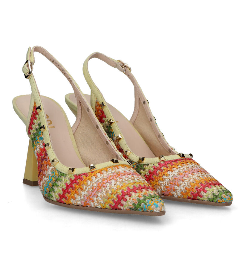 Lodi Momsa Gele Slingback pumps voor dames (325027)