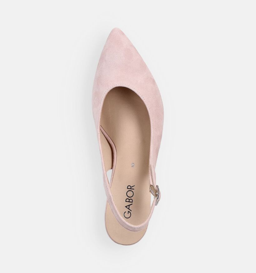Gabor Escarpins slingback en Rose pour femmes (371909)