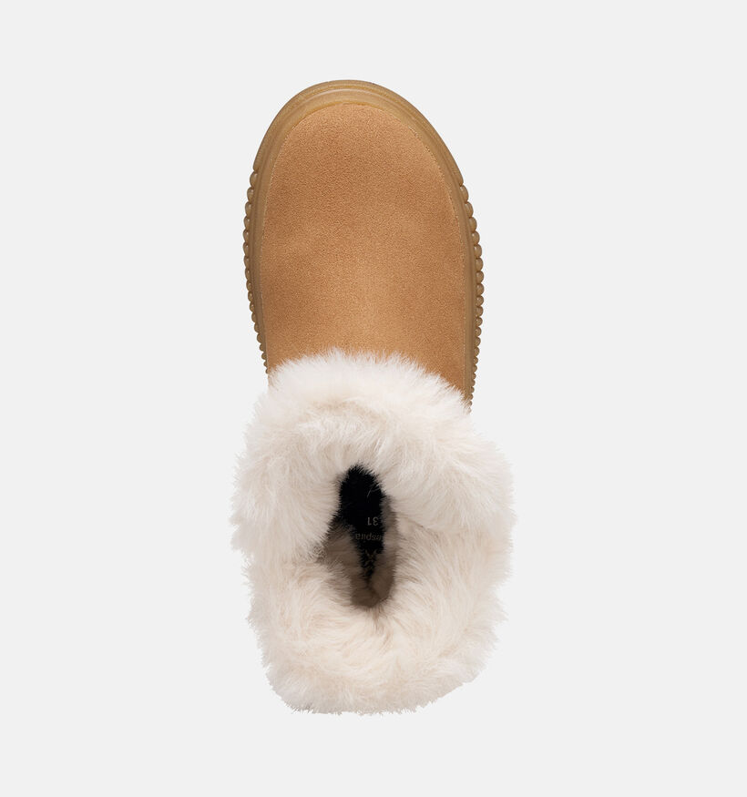 Geox Laquinny Bottes courtes en Marron pour filles (377751) - pour semelles orthop&eacute;diques