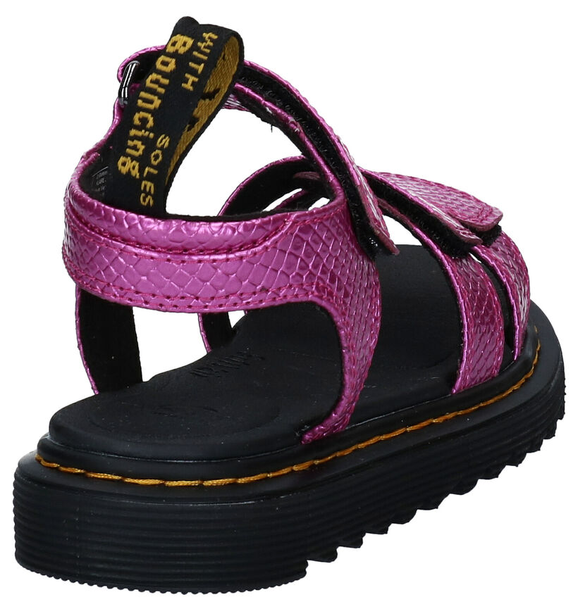 Dr. Martens Klaire Sandales en Noir en simili cuir (284589)