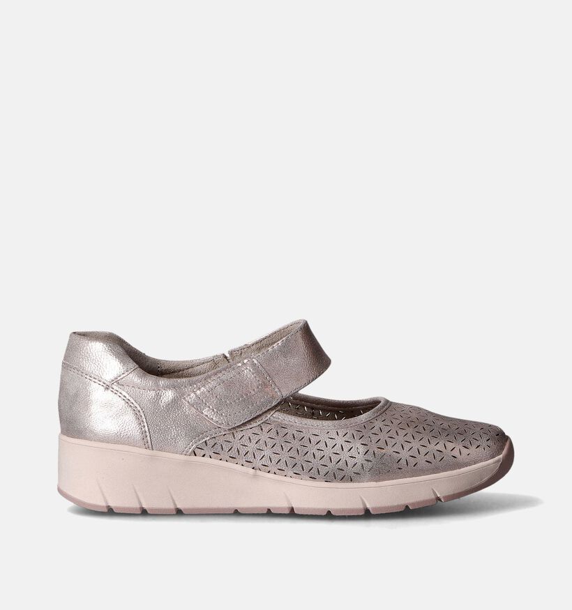Jana Chaussures confort en Or pour femmes (351500) - pour semelles orthopédiques