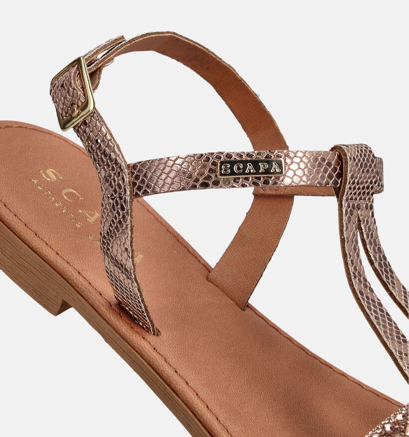 Scapa Bronzen Sandalen voor dames (373294)