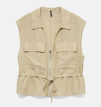 Vero Moda Curve Vestes Beige