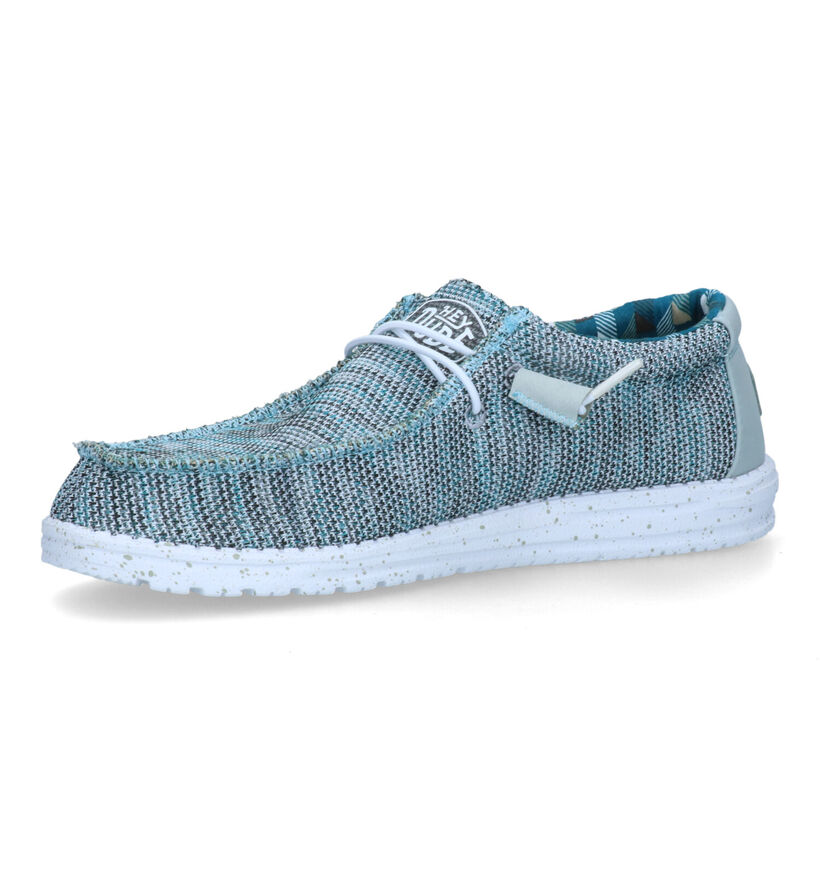 HEYDUDE Wally Sox Mocassins en Gris pour hommes (324857) - pour semelles orthopédiques