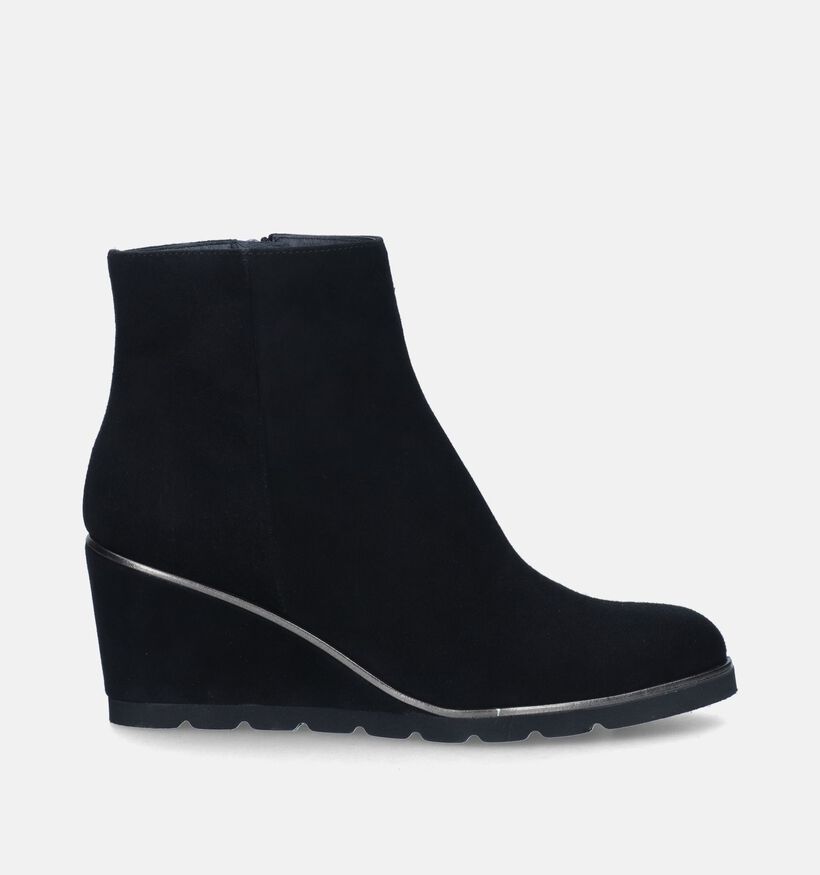 Jhay Bottillons avec talon compensé en Noir pour femmes (347301)