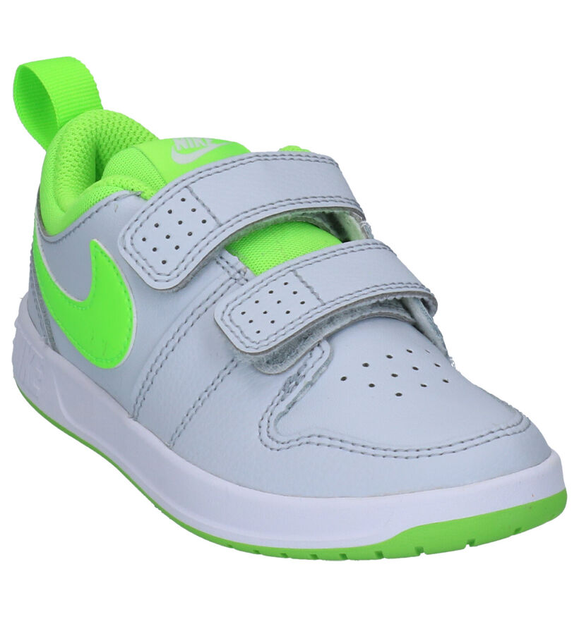 Nike Pico 5 Baskets en Blanc en cuir (254092)