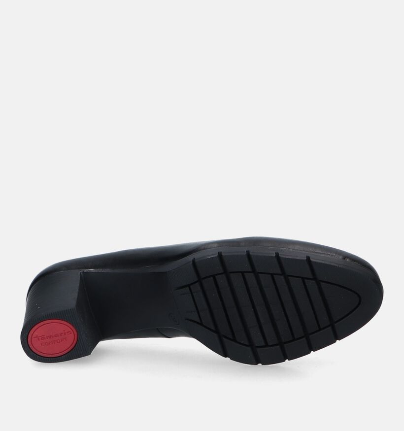 Tamaris Comfort Escarpins avec talon carré en Noir pour femmes (333084) - pour semelles orthopédiques