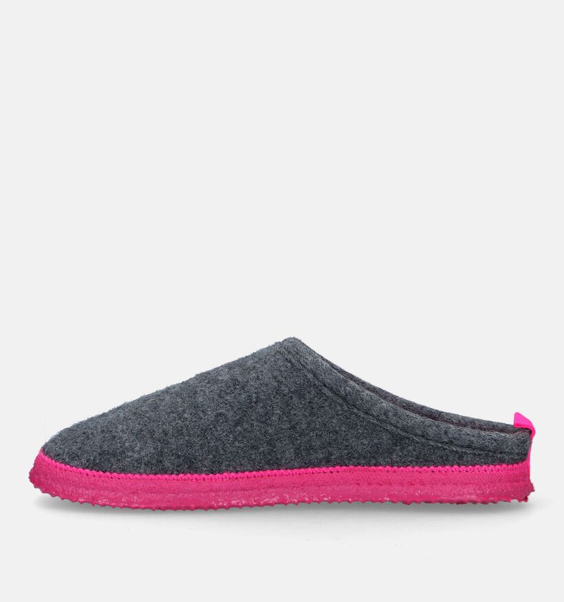Giesswein Woolpops Pantoufles en Gris pour femmes (333554)