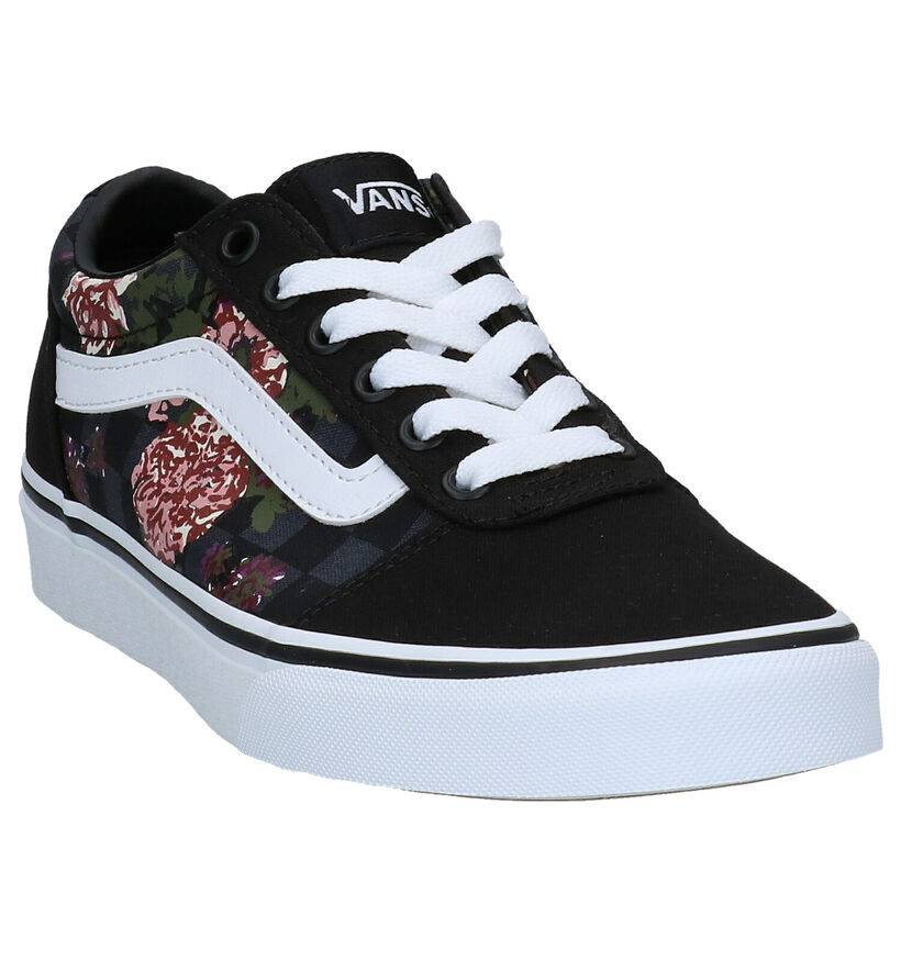 Vans Ward Baskets de skate en Rose pour femmes (327993)