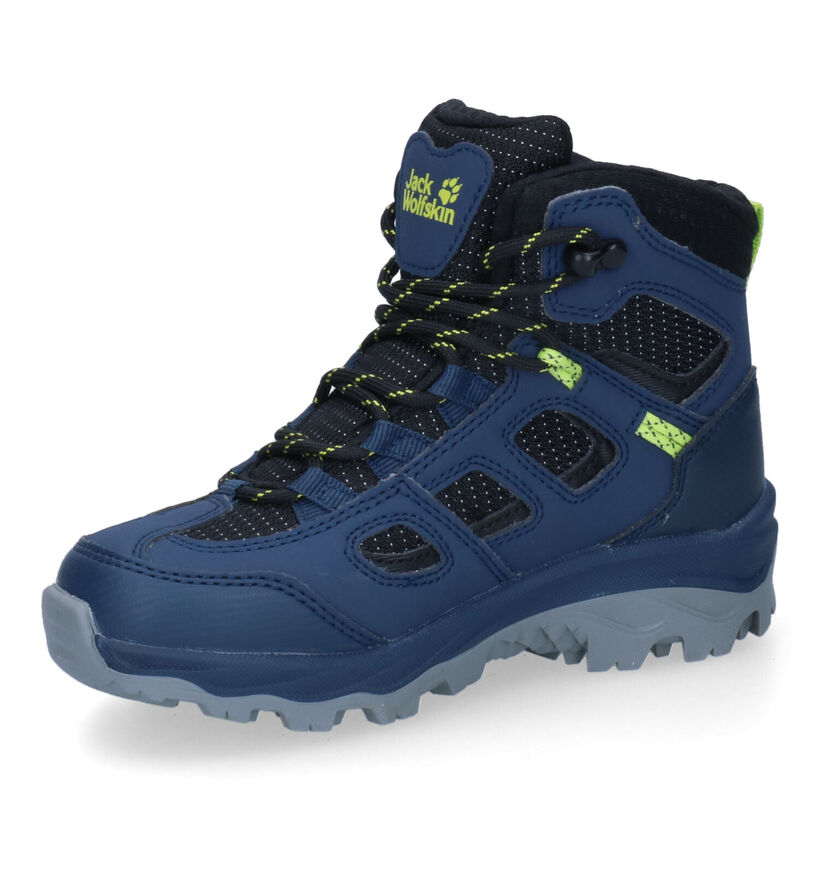 Jack Wolfskin Vojo Texapore Blauwe Wandelschoenen voor jongens (307741) - geschikt voor steunzolen