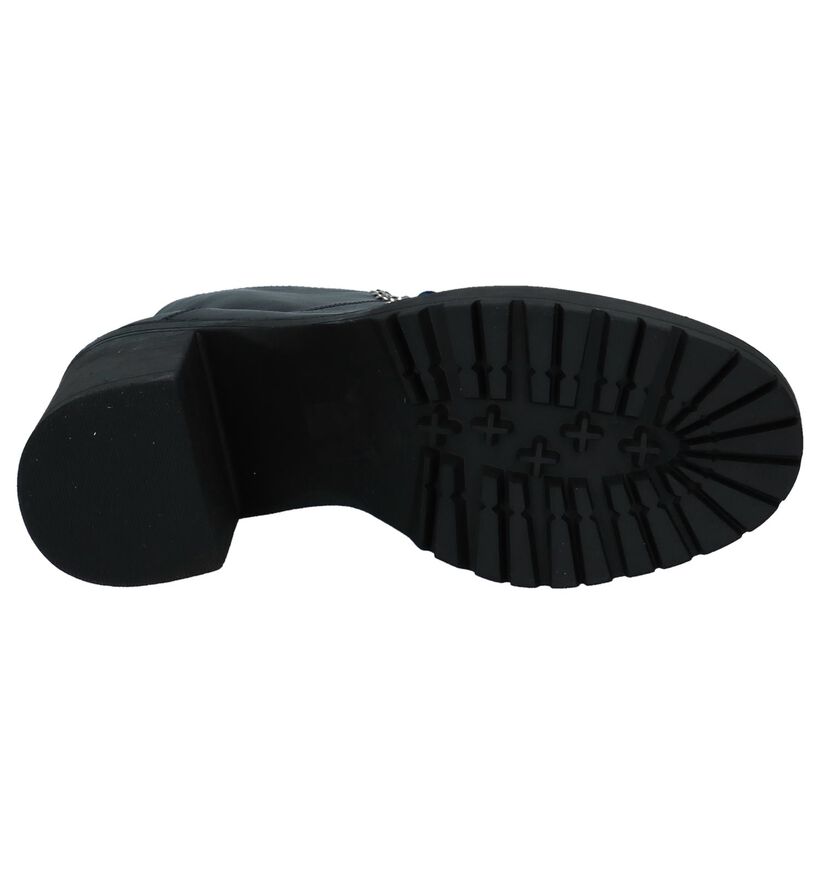 Steve Madden Royce Zwarte Enkellaarzen in leer (229766)