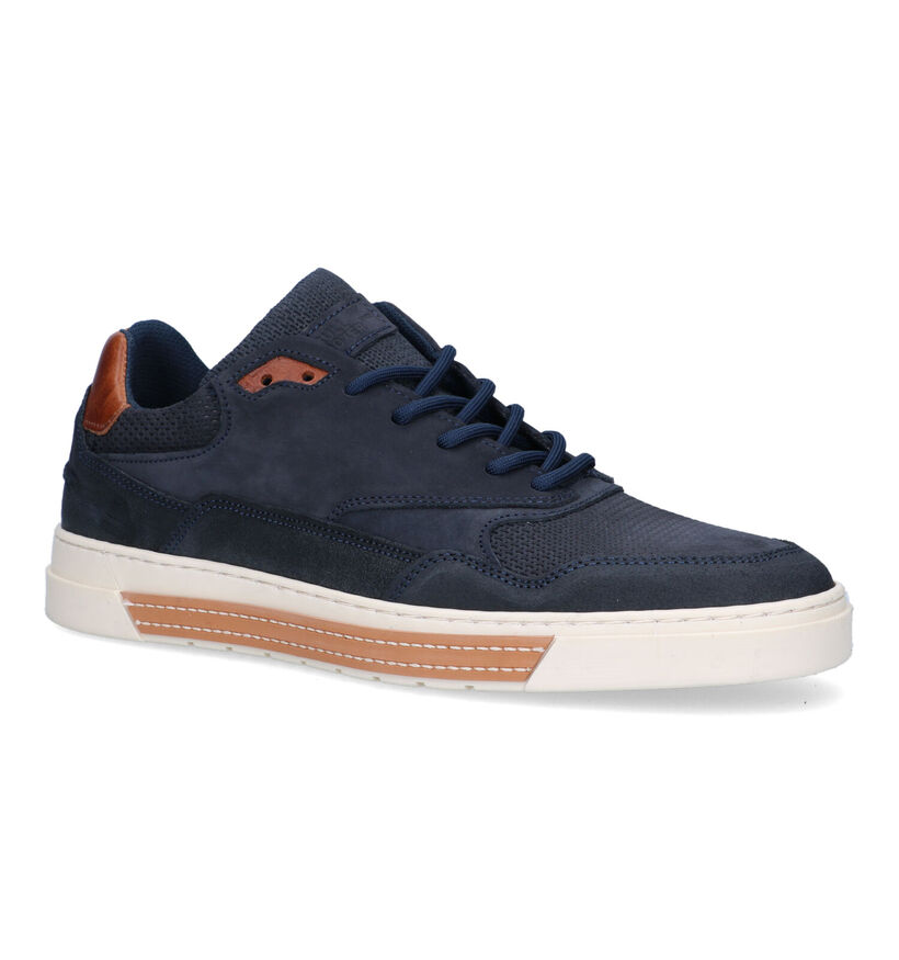 Bullboxer Chaussures à lacets en Bleu pour hommes (323412) - pour semelles orthopédiques