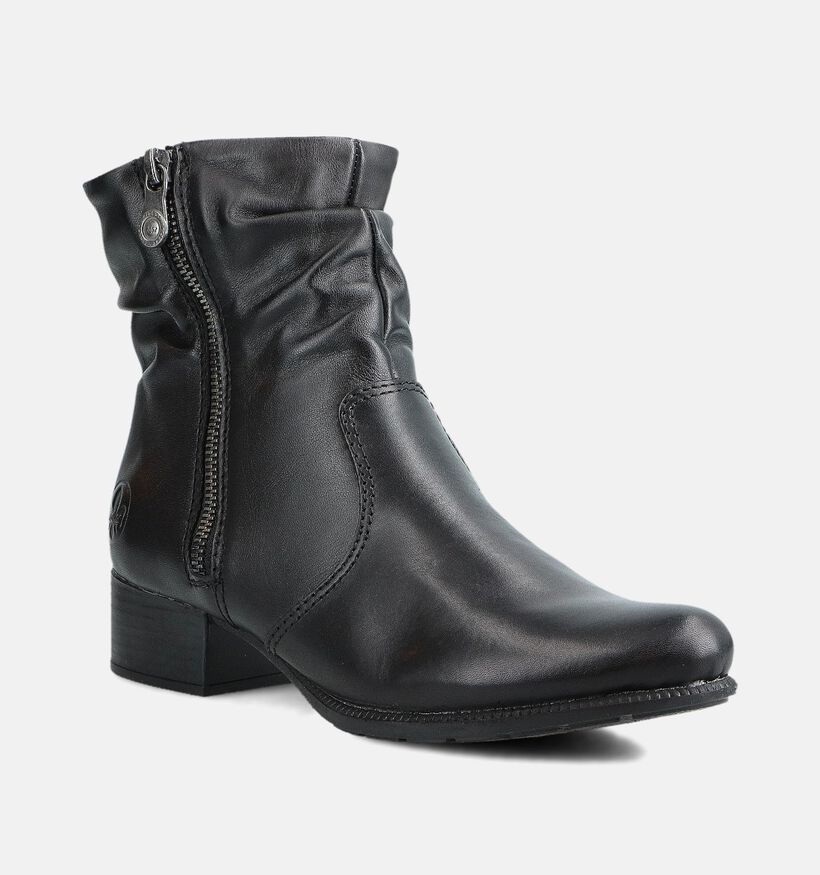 Rieker Bottines plates en Noir pour femmes (363522)