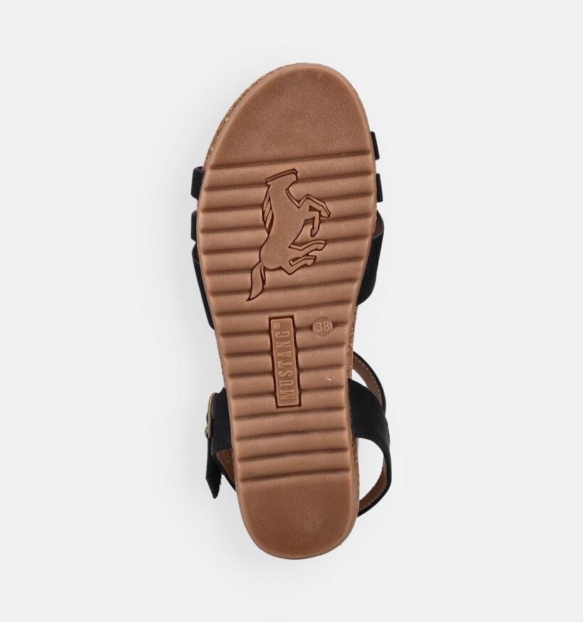 Mustang Zwarte Sandalen voor dames (372117)
