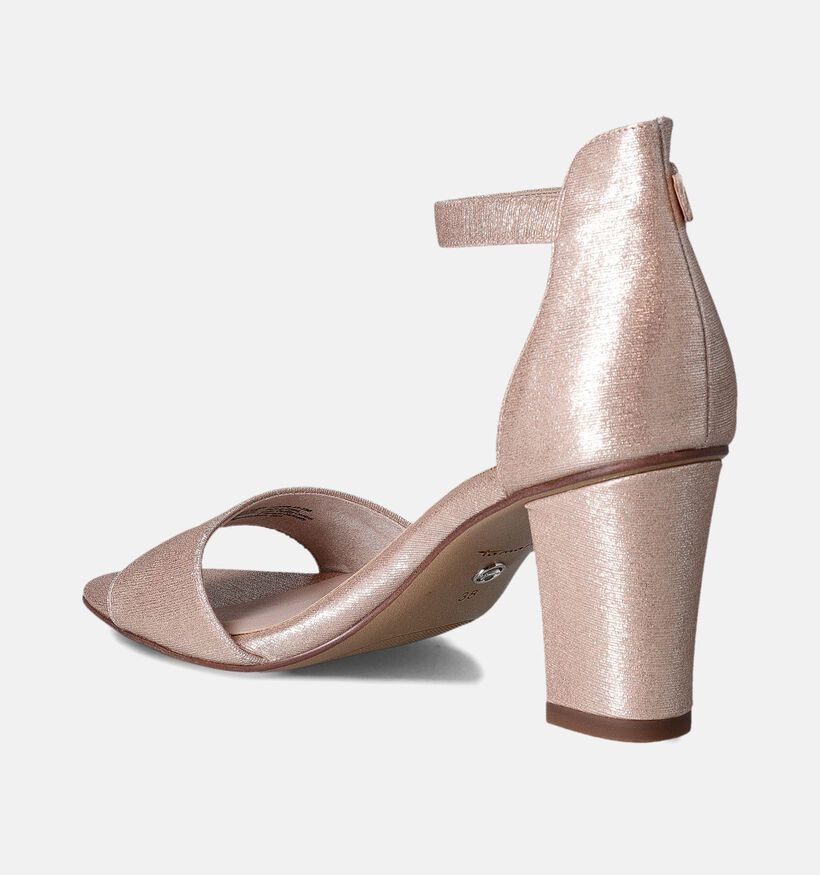 Tamaris Rose gold Sandalen met gesloten hiel voor dames (354353)