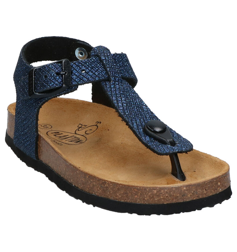 Plakton Bali Sandales en Bleu en simili cuir (271798)