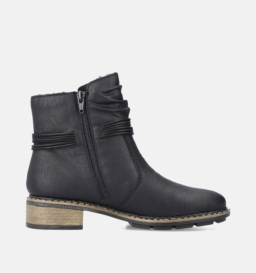 Rieker Bottines plates en Noir pour femmes (347433)