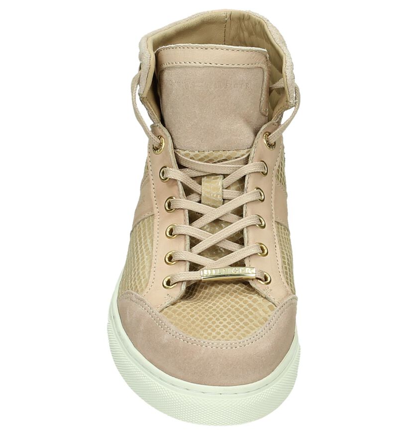 Tommy Hilfiger Roze Hoge Sneaker, , pdp