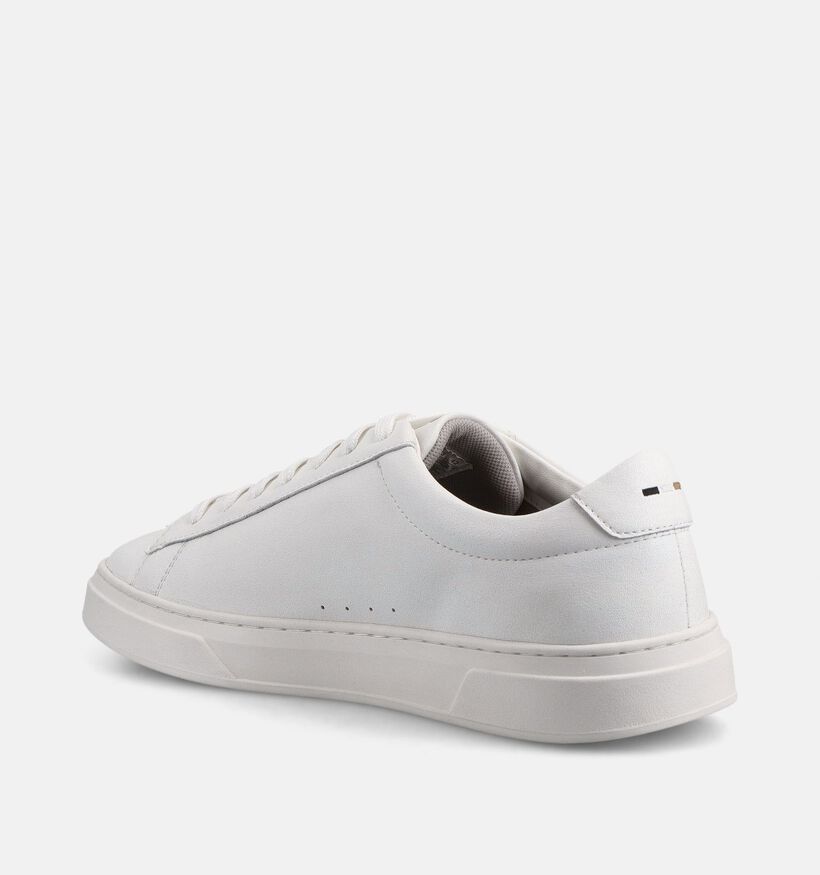 BOSS Kieran Tenn Chaussures &agrave; lacets en Blanc pour hommes (366457) - pour semelles orthop&eacute;diques