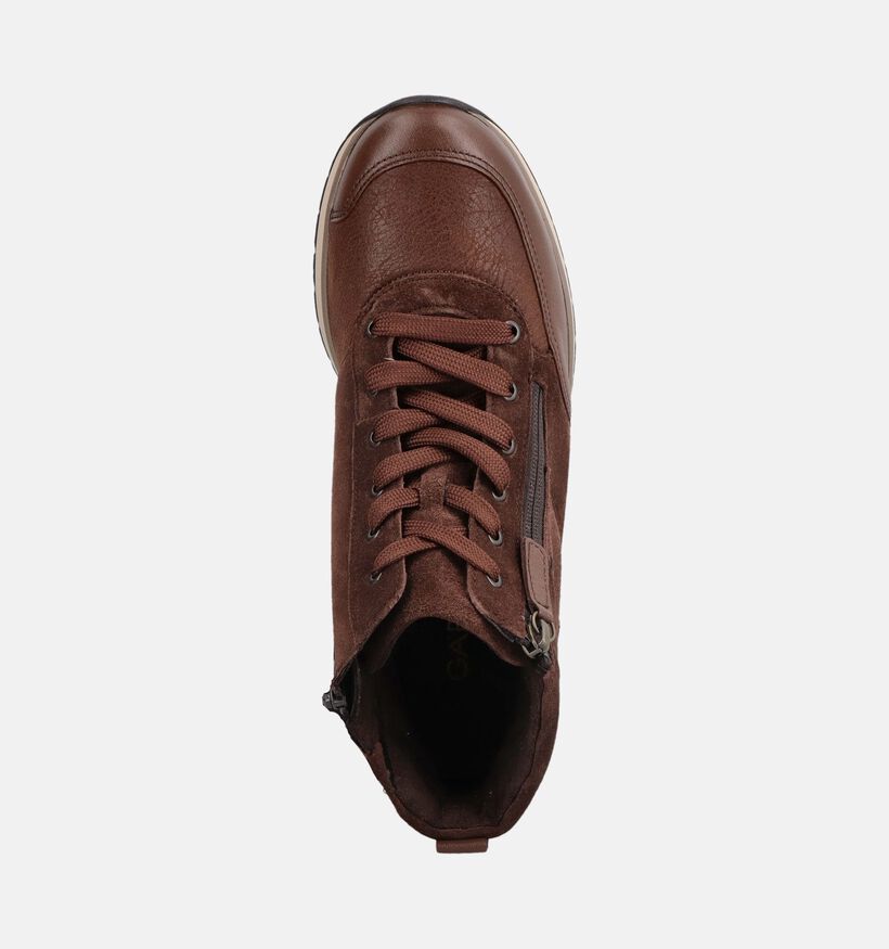 Gabor Bottines en Marron pour femmes (380086) - pour semelles orthop&eacute;diques
