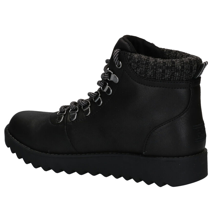 Skechers Bobs Zwarte Boots in kunstleer (279393)