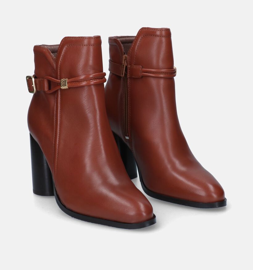 Scapa Bottines à talons en Cognac pour femmes (317179)