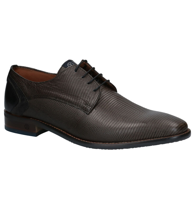 Ambiorix Dario Zwarte Veterschoenen voor heren (349113)