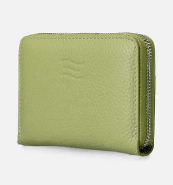 Crinkles Portemonnees Zwart/Wit/Oranje/Bruin/Taupe/Blauw/Groen