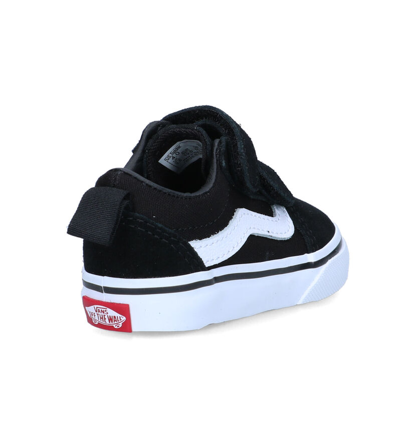 Vans Ward Zwarte Babysneakers voor jongens, meisjes (352756) - geschikt voor steunzolen