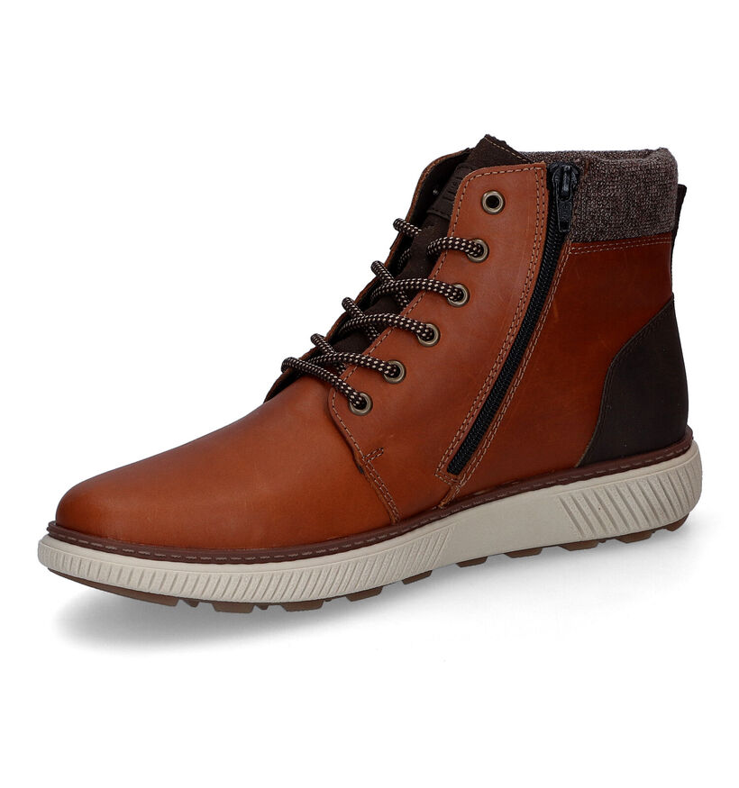 Rieker Chaussures hautes en Cognac pour hommes (331756) - pour semelles orthopédiques