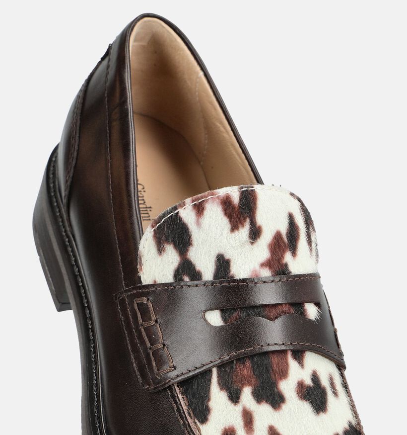 NeroGiardini Donkerbruine Loafers voor dames (381721)