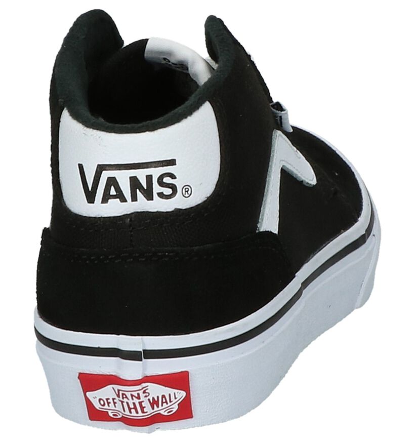 Zwarte Hoge Skateschoenen Vans YT Chapman Mid in stof (210241)