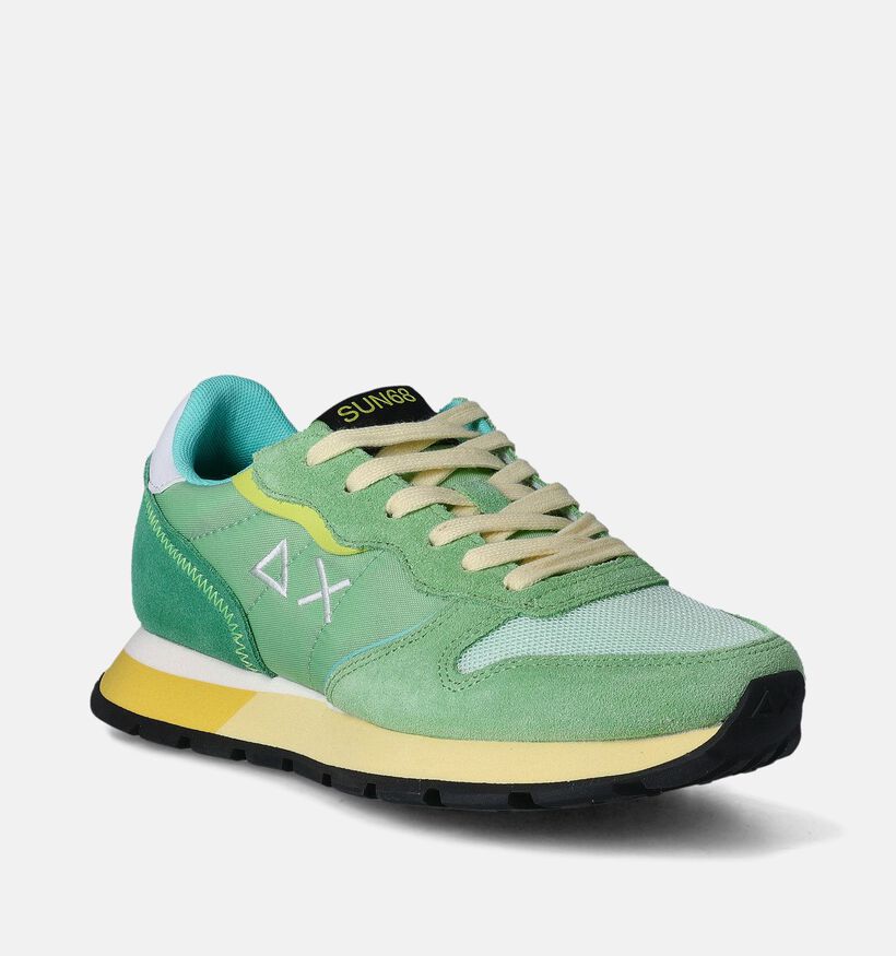 Sun68 Baskets casual en Vert pour femmes (351703) - pour semelles orthopédiques