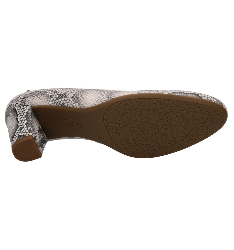 Gabor Soft Move Beige Pumps in nubuck (271673)