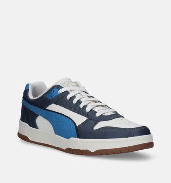 Puma Low Sneakers Beige/Blauw/Groen