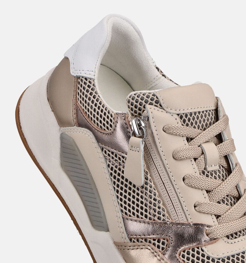 Gabor Rollingsoft Gouden Sneakers voor dames (368407) - geschikt voor steunzolen