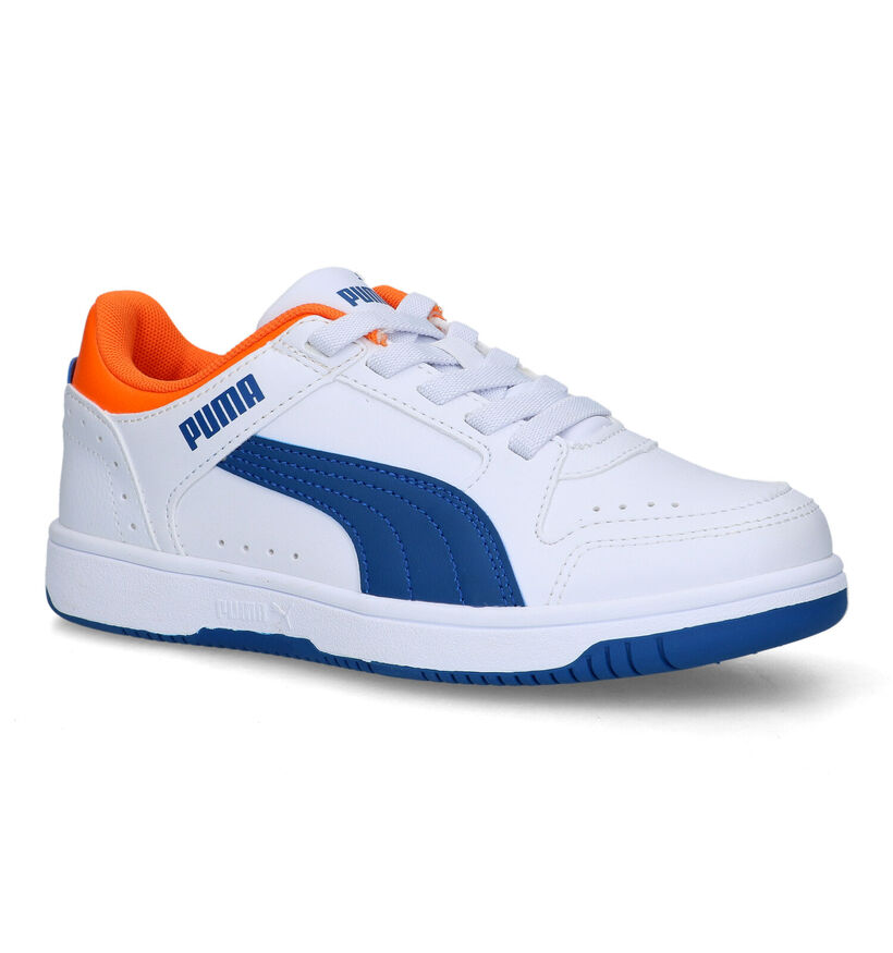 Puma Rebound Joy Witte Sneakers voor meisjes, jongens (318745) - geschikt voor steunzolen